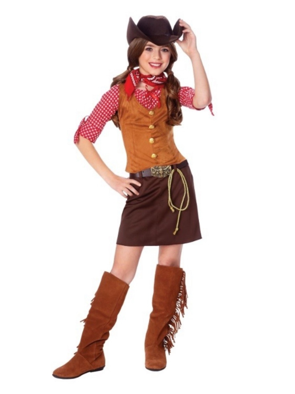 Halloween Gun Slinger Costume Size  12-14